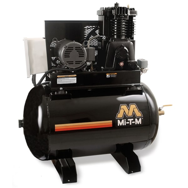 Horizontal Air Compressor, 7.5 HP, 230V
