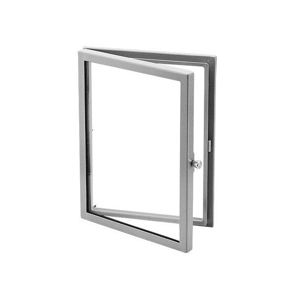 Type 12 Hinged Window Kit, 20.00x16.00x1.49, Gray, Steel