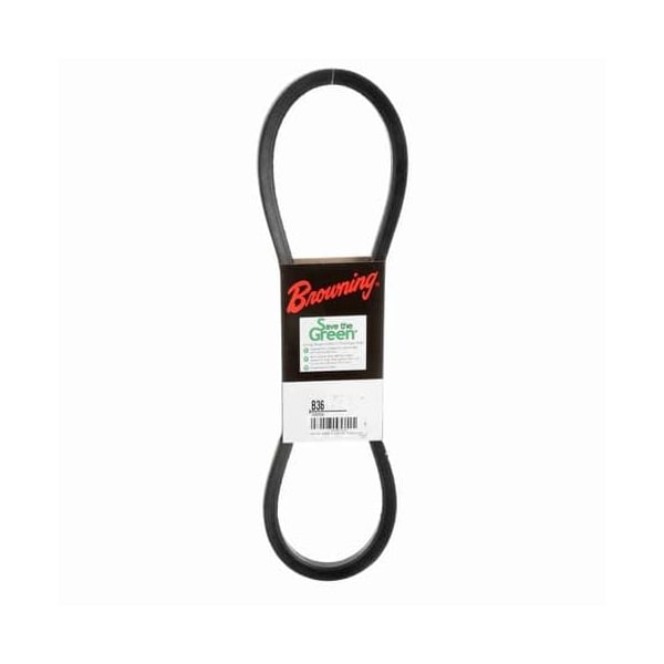 B36 Classical V-Belt, 39 in Outside Length, 21/32 in Top Width, 1 Ribs