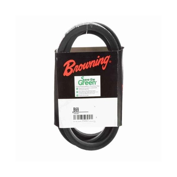 B69 Classical V-Belt, 72 in Outside Length, 21/32 in Top Width
