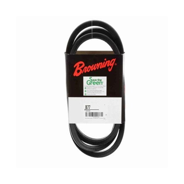 B77 Classical V-Belt, 80 in Outside Length, 21/32 in Top Width