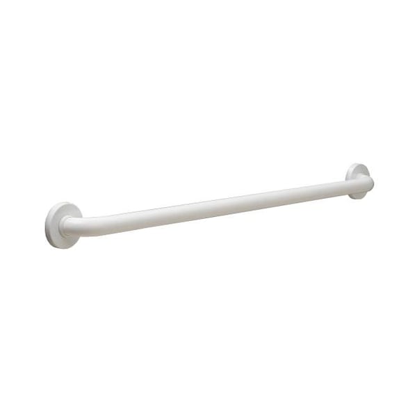 B58061636 White Grab Bar, 36" L, Steel, White