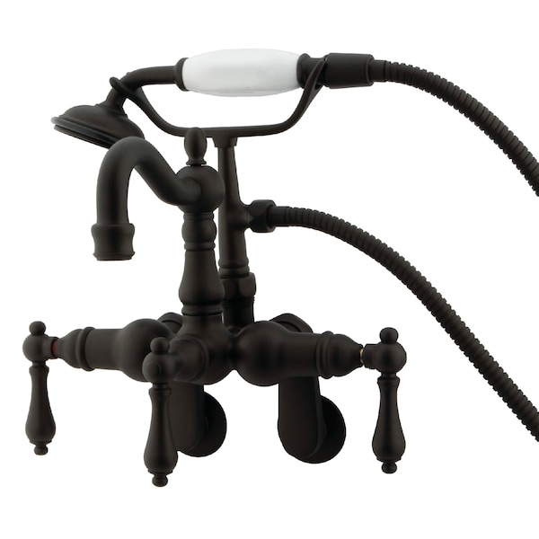 Wall-Mount Clawfoot Tub Faucet, Oil Rubbed Bronze, Tub Wall Mount