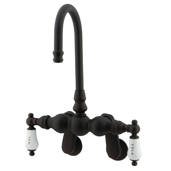Wall-Mount Clawfoot Tub Faucet, Oil Rubbed Bronze, Tub Wall Mount
