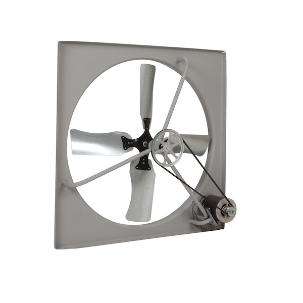 Commercial Exhaust Fan, 42", Belt-Drive, 120V, 3/4HP, 1-Phase, Gray
