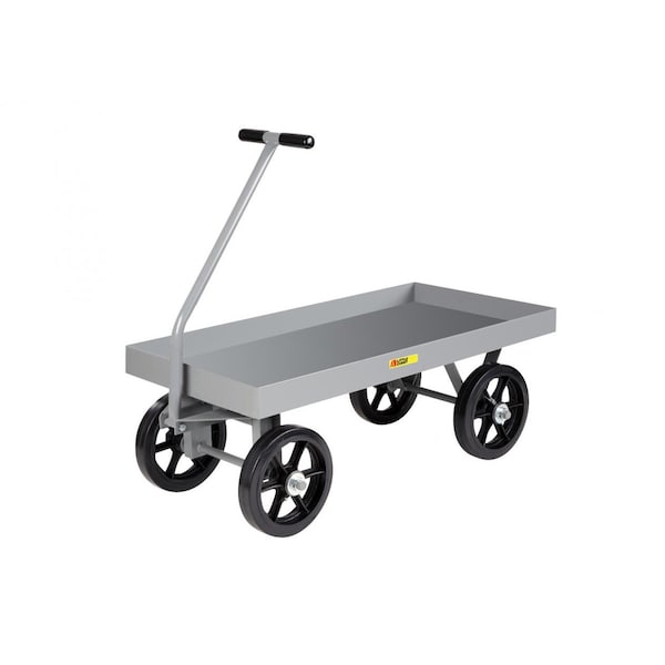Wagon Truck, 12 ga. Steel, 3,000 lb Load Capacity, 48 in L, 24 in W, 24 1/2 in H