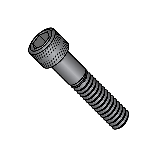 #6-40 Socket Head Cap Screw, Black Oxide Steel, 100 PK