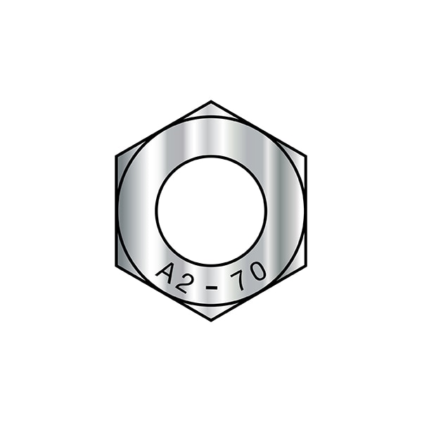 Hex Nut, M3-0.5, Stainless Steel, Not Graded, Plain, 15000 PK