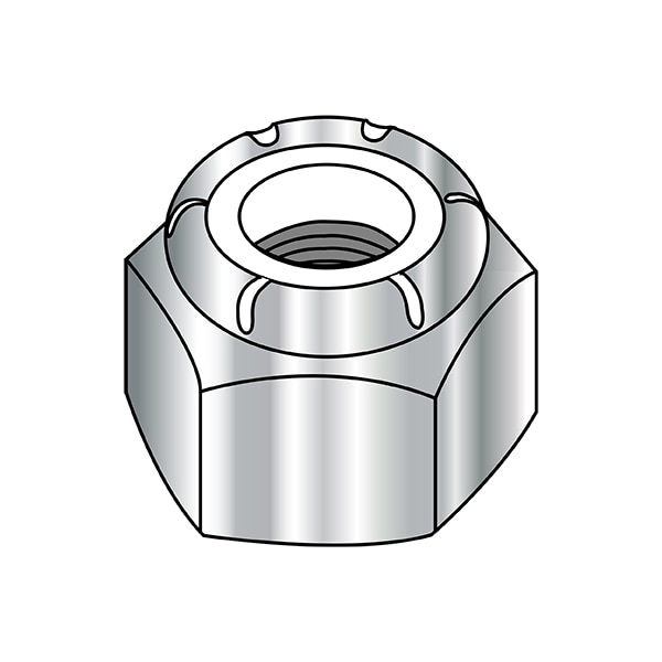 Lock Nut, M5-0.80, A4 Stainless Steel, Not Graded, 4000 PK