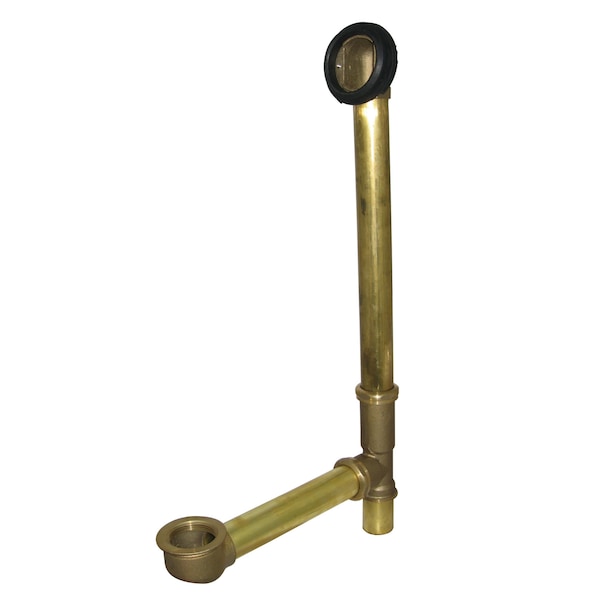 DLL20 20" Tube For Tub Overflow Drain With Gasket