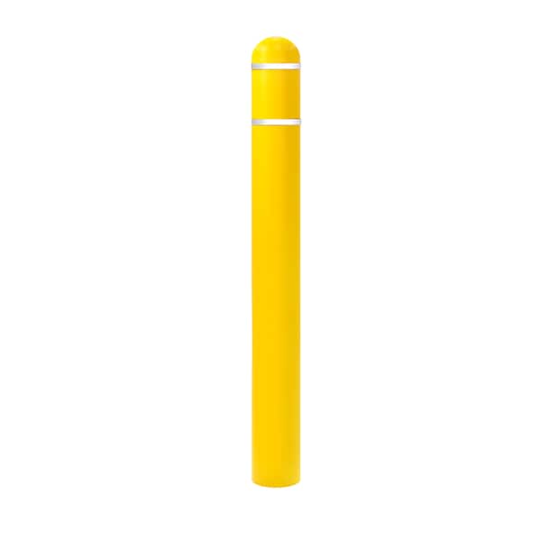 Dome Top Post Sleeve, 7" Dia, 52" H, Yel
