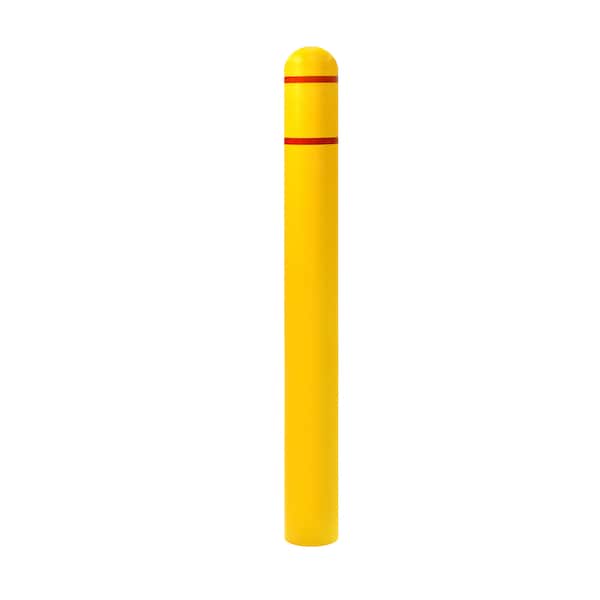 Dome Top Post Sleeve, 7" Dia, 72" H, Yel