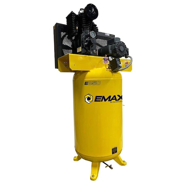 EI 7.5HP Vertical 80 Gallon Air Compressor, 1 Phase