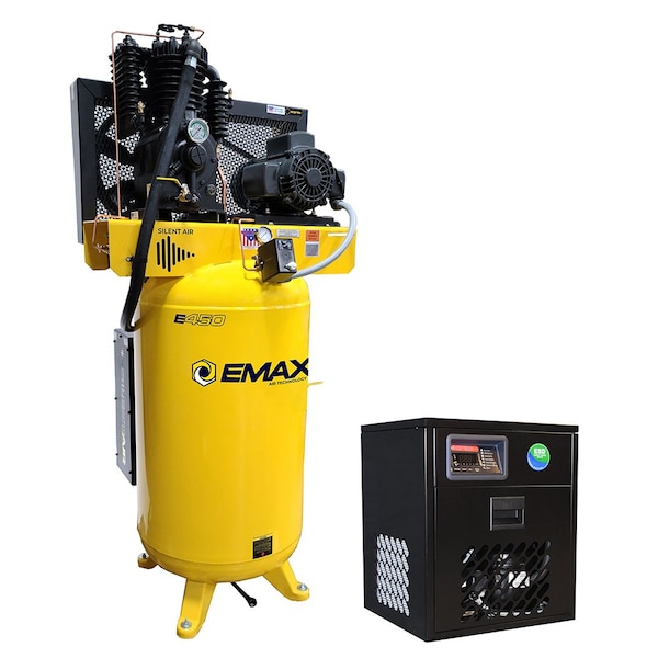 Compressor, 30CFM, Dryer Bndle, 5HP 80G 3P - 208 Voltage