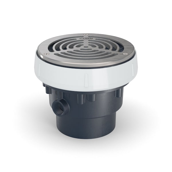 PVC, Strainer: Round, Floor Drain