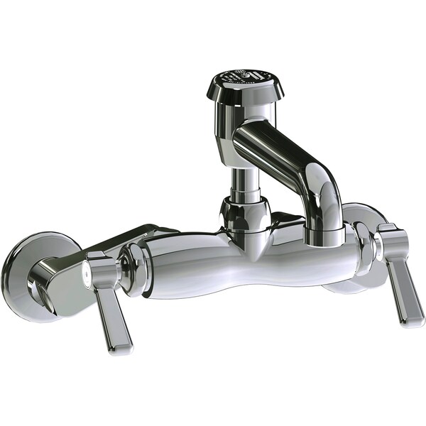 Manual Hot And Cold Water Sink Faucet, 3" - 8-3/8" Mount, Chrome plated