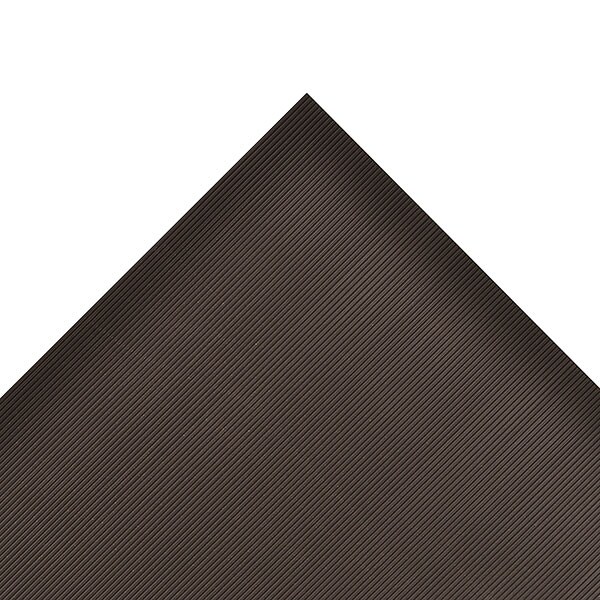 Traction Runner, Vinyl, 3/8 in Thick, Black, 4 ft W x 105 ft L