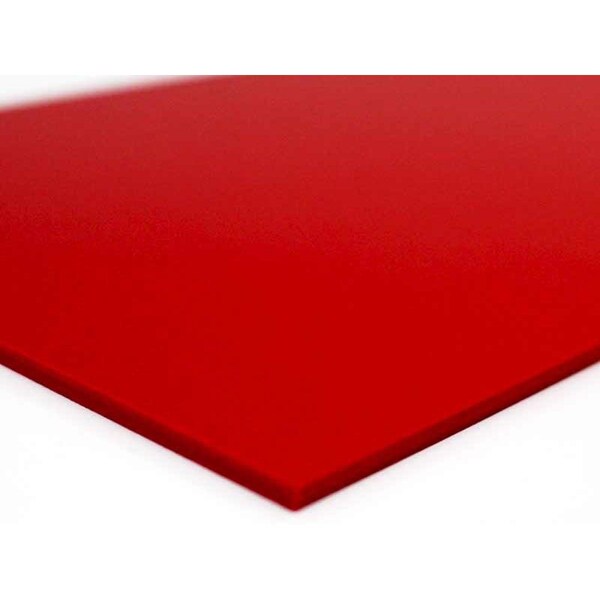 PVC-Board, Red, 48"X96