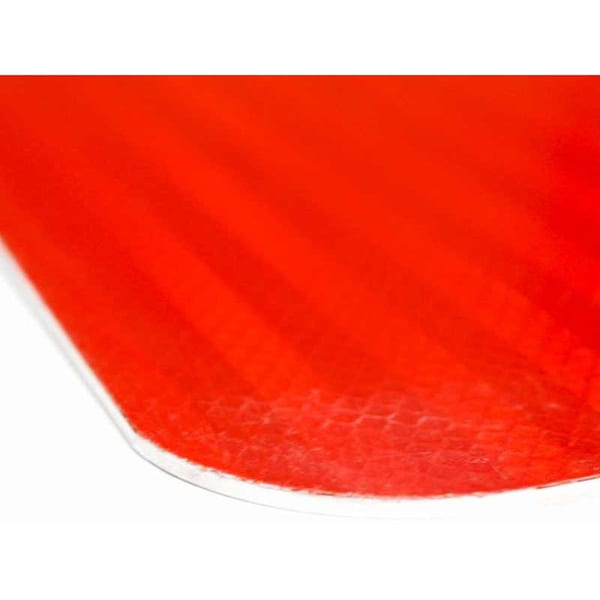 EGP Refl Alum, .080", 12"x18", Red, 1-1/2"