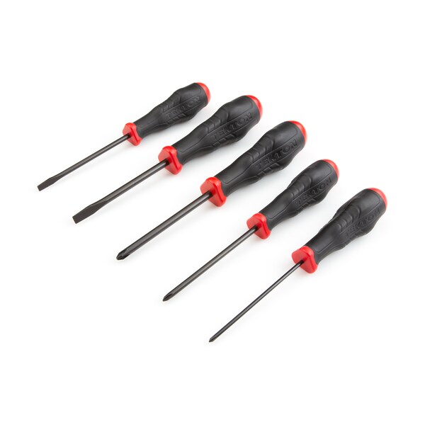 High-Torque Black Oxide Blade Screwdriver Set, 5-Piece (#0-#2, 3/16-1/4 in.)