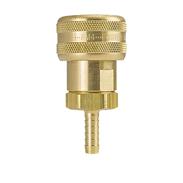 Industrial Intrchnge, Sckt, 4Series, Brass