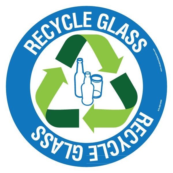 Floor Sign, High Bond, 17", Round, 60-1609-RO17-F707