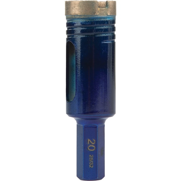 Diamond Drill Bit, Hex Shank 3/4