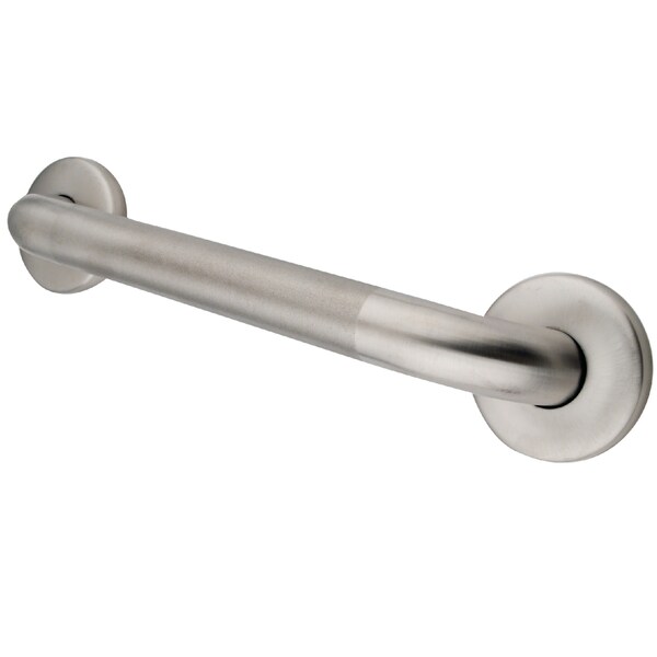 Traditional GB1424CT 24" Stainless Steel Grab Bar, 27" L, Stainless Steel, Brushed Nickel