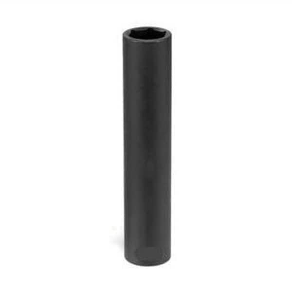 1/2" Drive, 27mm Size, Metric Socket, 6 Points, Extra-Deep, 1/2" Drive, 27mm