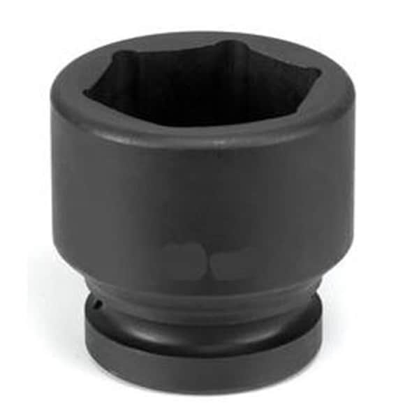 1" Drive, 1-3/16" Size, SAE Socket, 6 Points, 1-3/16", 1"D, Impact, 6pt., Blk