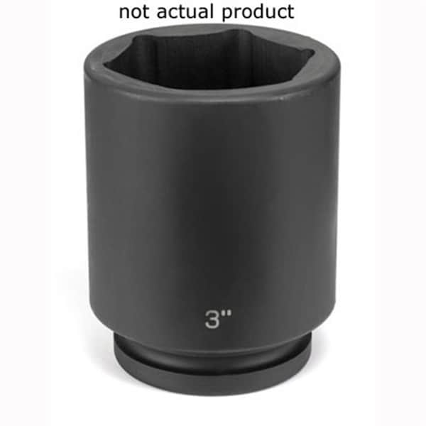 1" Drive, 1-15/16" Size, SAE Socket, 6 Points, 1-15/16", 1"D, Impact, D