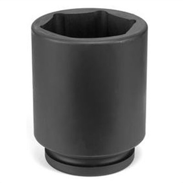 1" Drive, 2-1/4" Size, SAE Socket, 6 Points, 2-1/4", 1"D, Impact, D, Blk