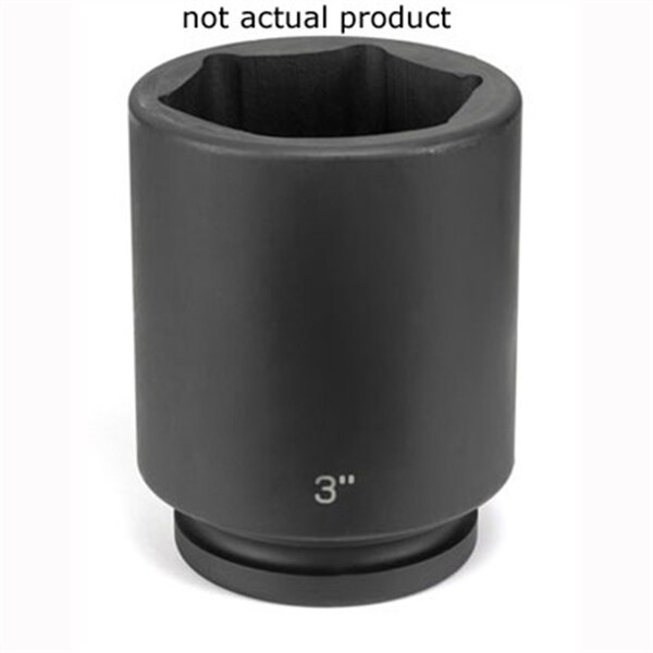 1" Drive, 2-5/16" Size, SAE Socket, 6 Points, 2-5/16", 1"D, D, Blk