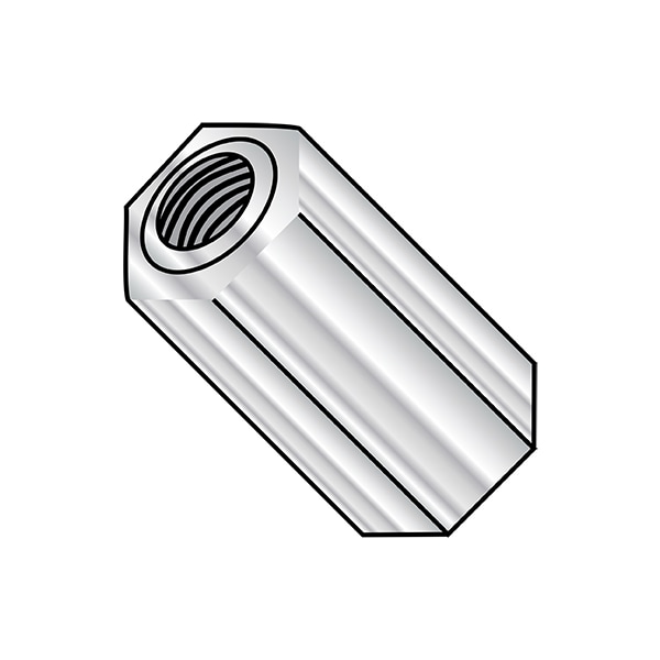 Hex Standoff, #6-32 Thrd Sz, 1 in L, Aluminum 5/16" Hex W, 1000 PK