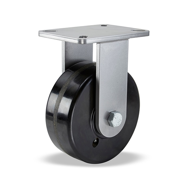 Rigid Caster, Ch 8X2-1/2 Plastex