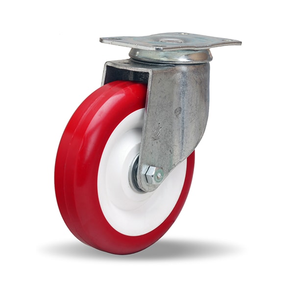 Swivel Caster, 300 5X1-1/4 Poly-Tech