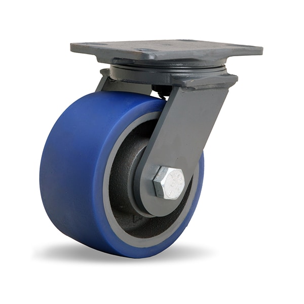 Swivel Caster, Es 6X3 Poly-Soft