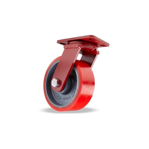 Spinfinity Maintenance-Free Kingpinless ZFFM Series Swivel Caster, 10" x 3" Premium Ultralast Wheel