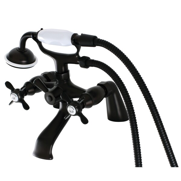 Deck-Mount Clawfoot Tub Faucet, Oil Rubbed Bronze, Deck Mount