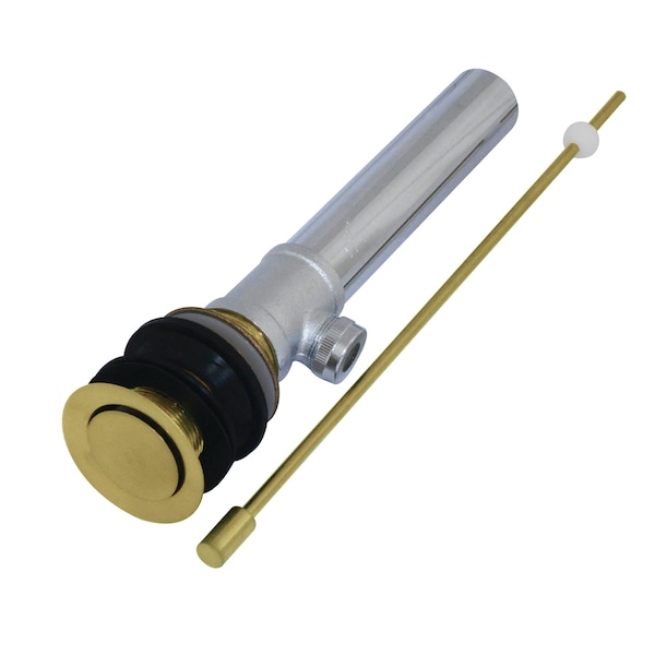 Brass, Bathroom Sink Drain, Pop-Up Drain without Overflow