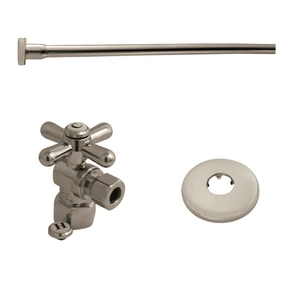 KTK108P Toilet Supply Kit Combo 1/2" IPS X 3/8" Comp Outlet