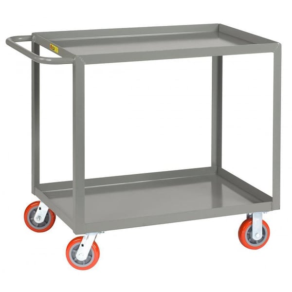 Welded Utility Cart, 12 ga. Steel, 2000 lb Load Capacity, 53 1/2 in L, 30 in W, 36 1/2 in H