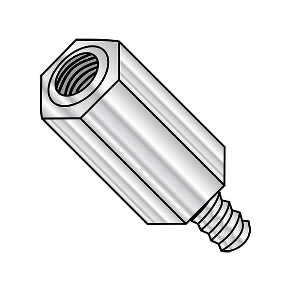 Hex Standoff, M4-0.7 Thrd Sz, Aluminum 6.0 mm Hex W, 500 PK