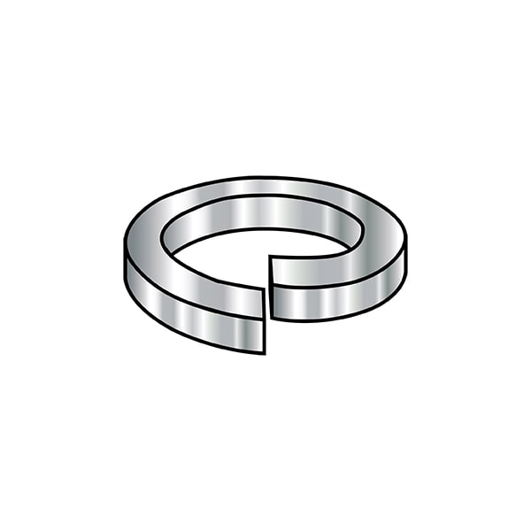 Split Lock Washer, For Screw Size 9/16 in Stainless Steel, 500 PK
