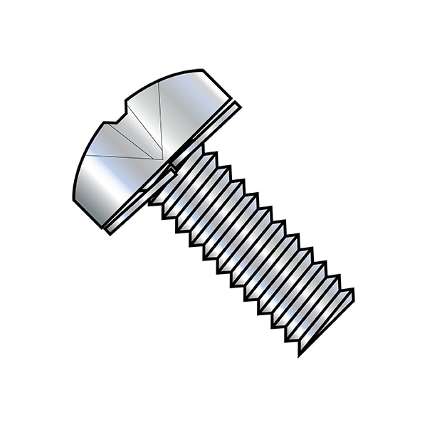 Machine Screw, 6 mm Steel, Pan 4000 PK