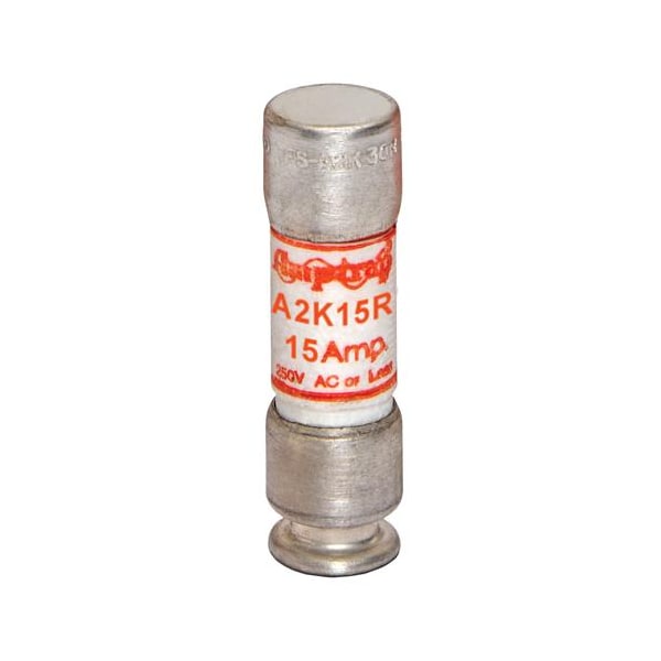 UL Class Fuse, RK1 Class, A2K-R Series, Fast-Acting, 15A, 250V AC