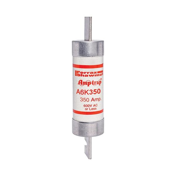 UL Class Fuse, RK1 Class, A6K-R Series, Fast-Acting, 350A, 600V AC