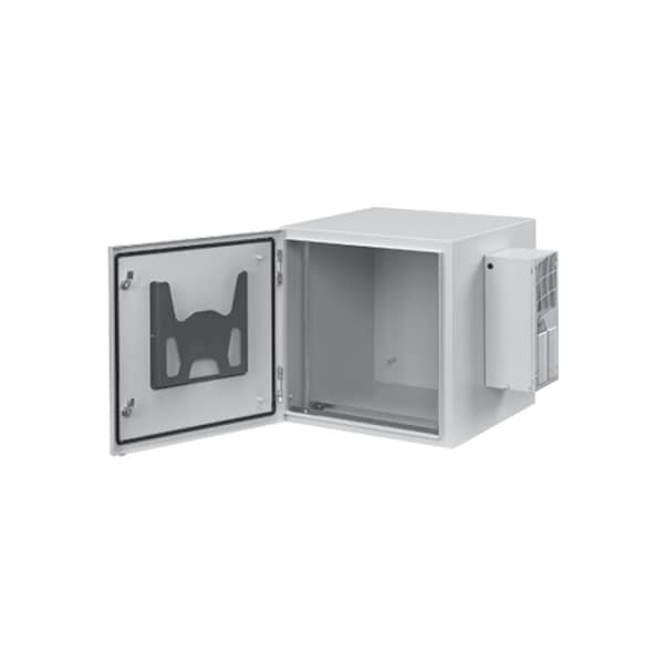 PROTEK Single-Door, UL and NEMA Type 4, 12, 24.09x23.62x24.02, Lt Gray