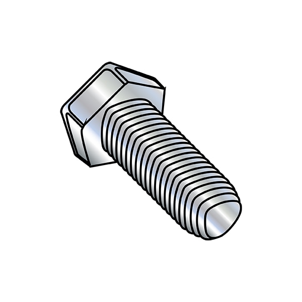1/4"-20 x Thread Cutting Screw, Zinc Plated Steel, 5/8 in L, 3000 PK