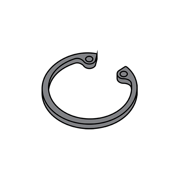 Internal Retaining Ring, Steel, Black Phosphate Finish, 1.438 in Bore Dia., 500 PK